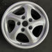 17" PORSCHE 911 99-01 17x9, Carrera Original OEM Wheel Rim - Angle View