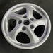 17" PORSCHE 911 99-01 17x9, Carrera Original OEM Wheel Rim - Side Profile
