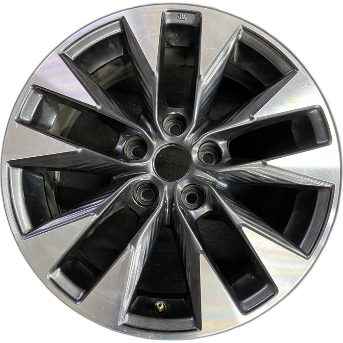 17" SENTRA 16 17x6.5 , 10 spoke Original OEM Wheel Rim - Front View