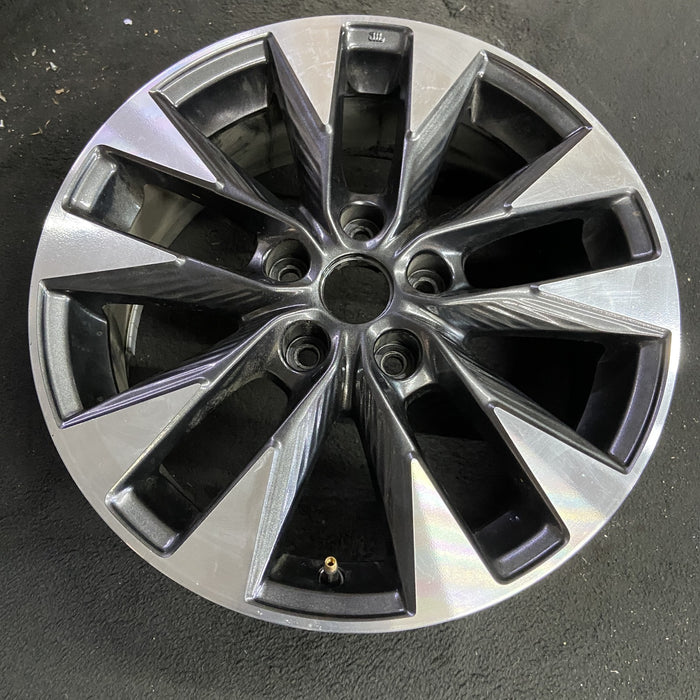 17" SENTRA 16 17x6.5 , 10 spoke Original OEM Wheel Rim - Side Profile