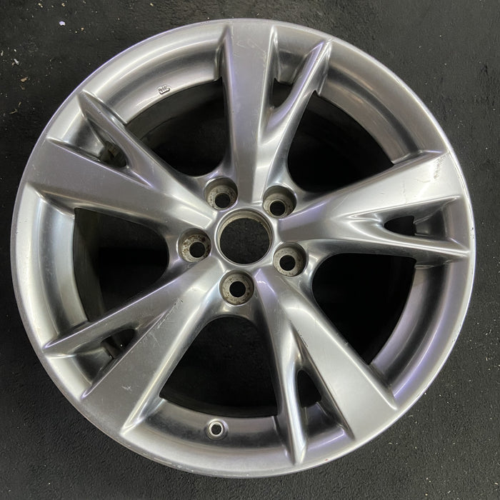 18" LEXUS IS250 09 18x8.5 , Original OEM Wheel Rim - Angle View