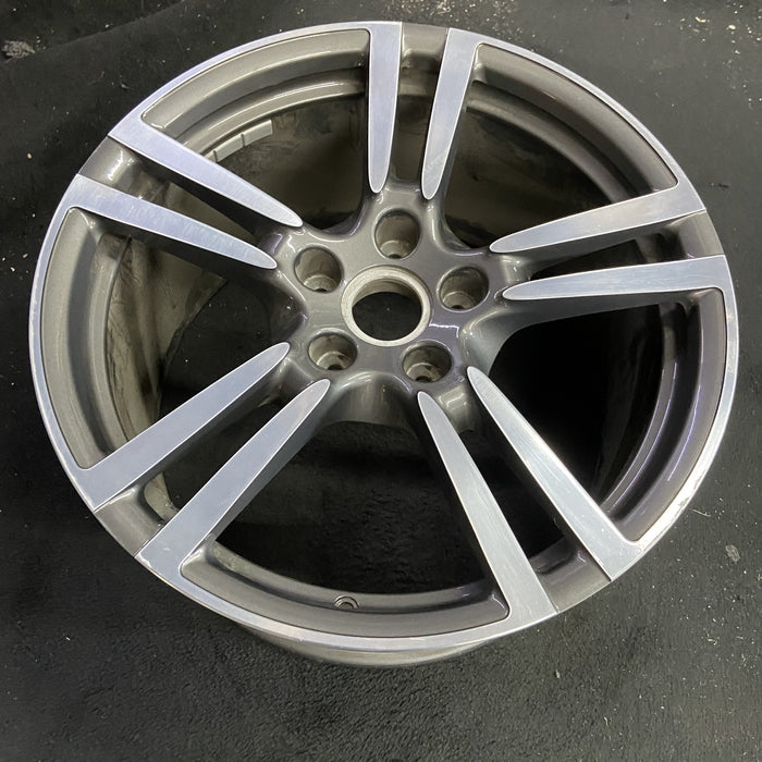 20" PORSCHE PANAMERA 10-16 , 20x11, 5 double spoke Original OEM Wheel Rim - Side Profile