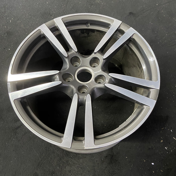 20" PORSCHE PANAMERA 10-16 , 20x11, 5 double spoke Original OEM Wheel Rim - Close-Up Detail