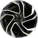 19" TRAILBLAZER 24-25 19x8, Original OEM Wheel Rim - Front View