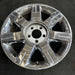 17" DTS 06 17x7, 7 spoke, chrome Original OEM Wheel Rim - Side Profile