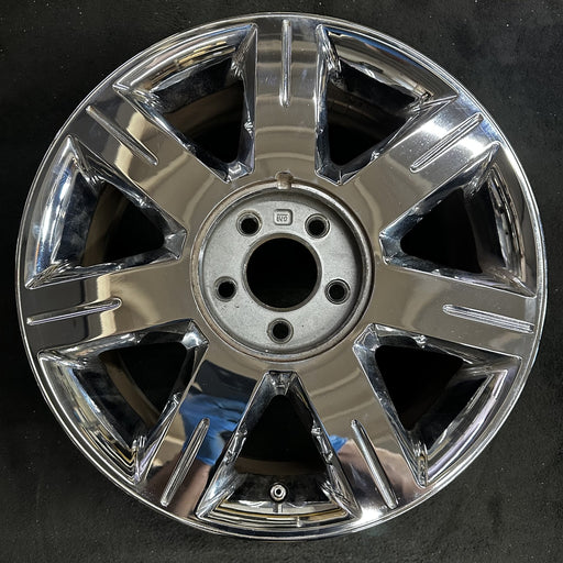 17" DTS 06 17x7, 7 spoke, chrome Original OEM Wheel Rim - Angle View