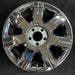 17" DTS 06 17x7, 7 spoke, chrome Original OEM Wheel Rim - Angle View