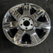 17" DTS 06 17x7, 7 spoke, chrome Original OEM Wheel Rim - Side Profile