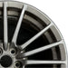 17" IMPREZA 10-11 17x8 alloy 15 spoke Original OEM Wheel Rim - Side Profile