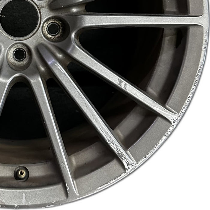 17" IMPREZA 10-11 17x8 alloy 15 spoke Original OEM Wheel Rim - Close-Up Detail