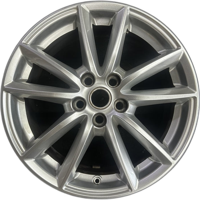 19" RANGE ROVER 13-17 alloy 19x7.5 10 spoke 5 split spoke Original OEM Wheel Rim - Front View