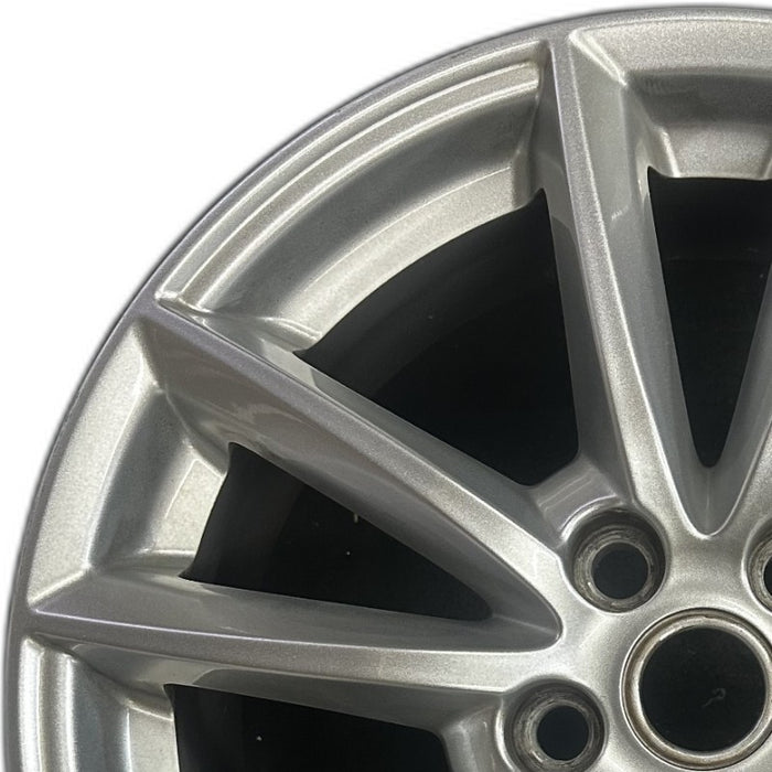 19" RANGE ROVER 13-17 alloy 19x7.5 10 spoke 5 split spoke Original OEM Wheel Rim - Angle View