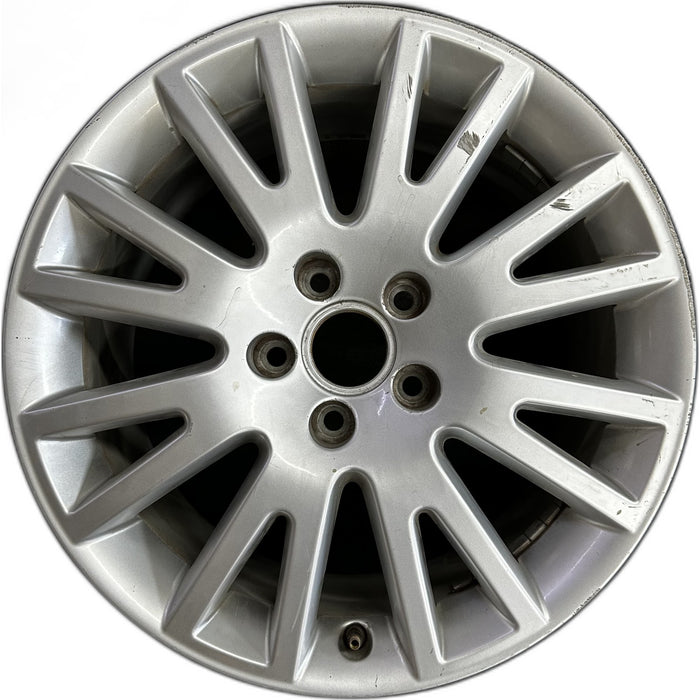 17" AUDI A4 05-09 17x7.5 , 16 spoke Original OEM Wheel Rim - Front View