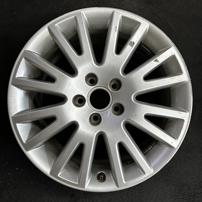 17" AUDI A4 05-09 17x7.5 , 16 spoke Original OEM Wheel Rim - Angle View