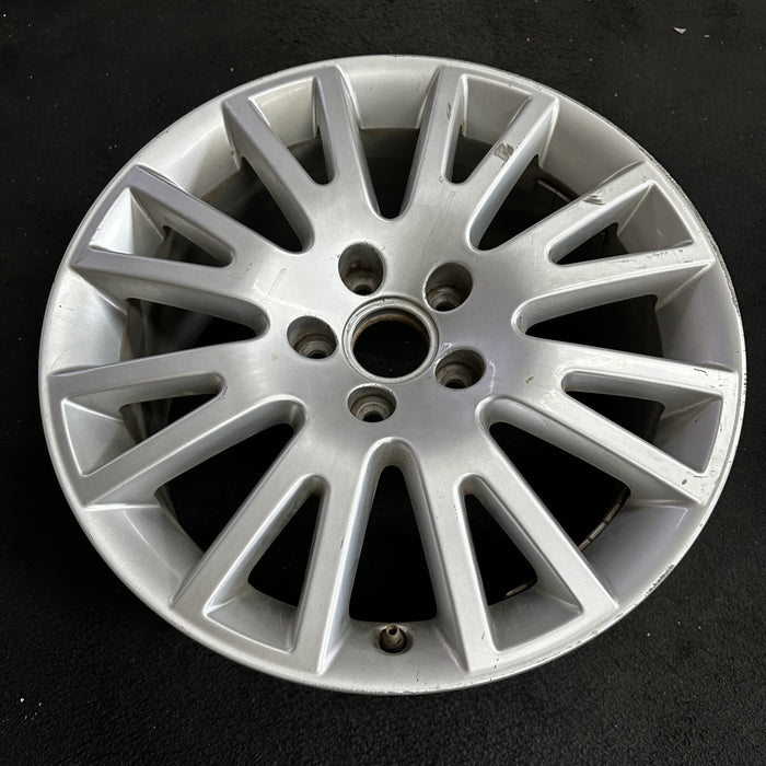 17" AUDI A4 05-09 17x7.5 , 16 spoke Original OEM Wheel Rim - Side Profile