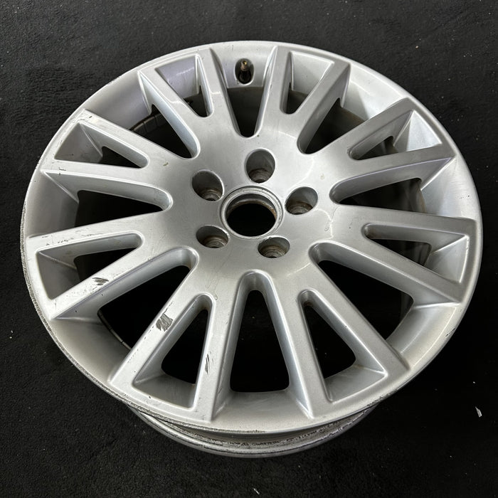 17" AUDI A4 05-09 17x7.5 , 16 spoke Original OEM Wheel Rim - Close-Up Detail