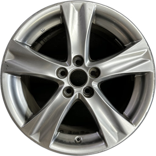 18" LEXUS IS250 11 18x8.5 , 5 spoke, grooved Original OEM Wheel Rim - Front View