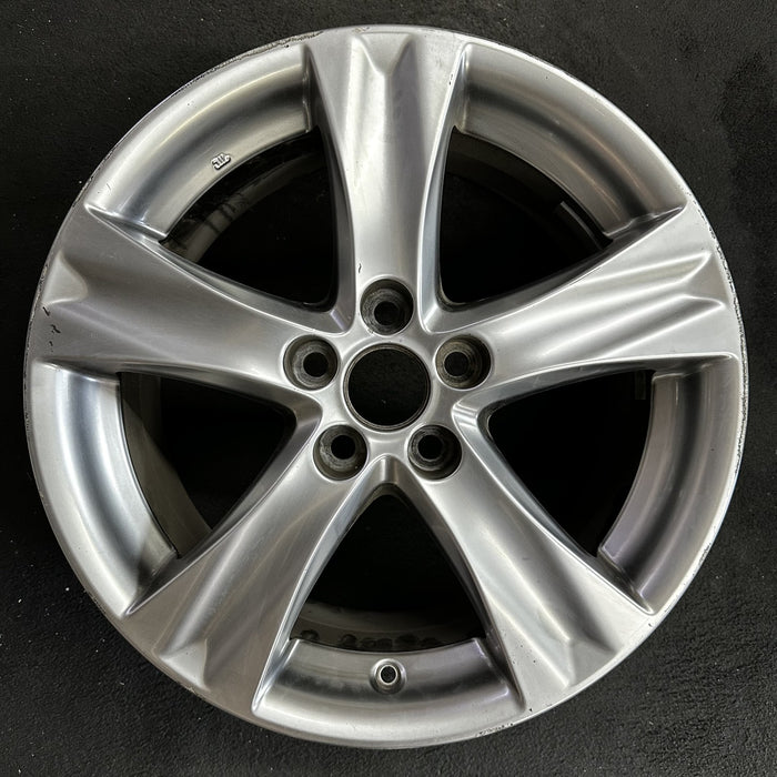 18" LEXUS IS250 11 18x8.5 , 5 spoke, grooved Original OEM Wheel Rim - Angle View