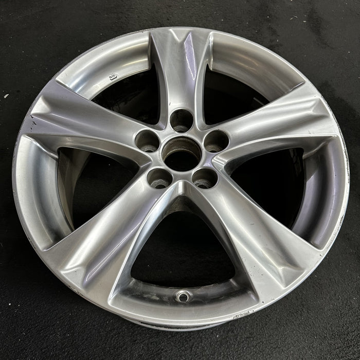 18" LEXUS IS250 11 18x8.5 , 5 spoke, grooved Original OEM Wheel Rim - Side Profile