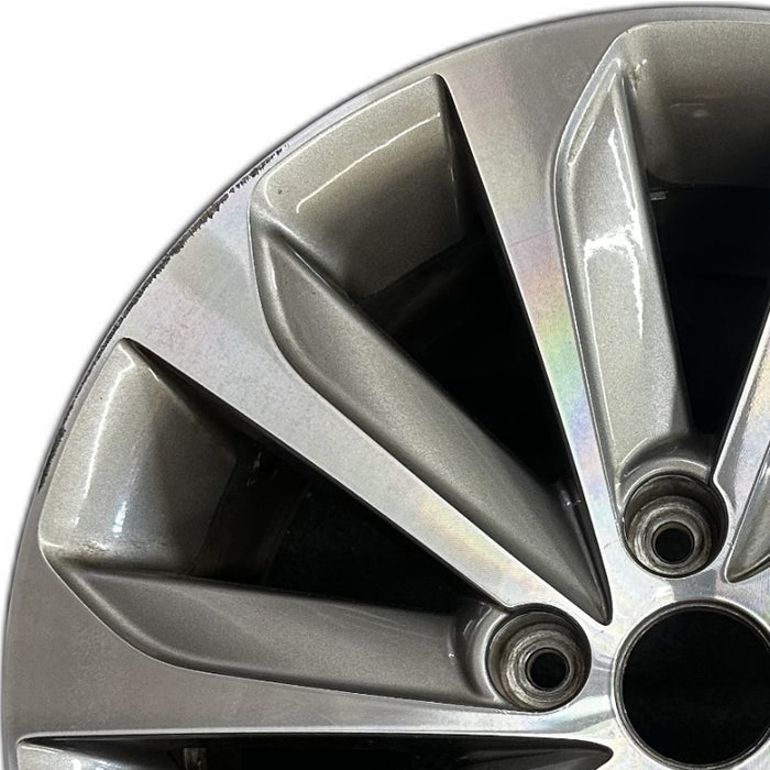 17" SONATA 15 17x7 exposed lug nuts Original OEM Wheel Rim - Angle View