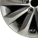 17" SONATA 15 17x7 exposed lug nuts Original OEM Wheel Rim - Back View