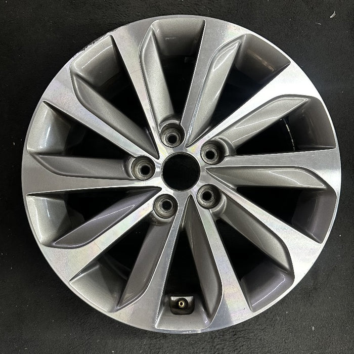 17" SONATA 15 17x7 exposed lug nuts Original OEM Wheel Rim - Front View
