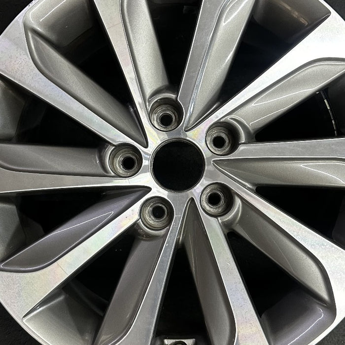 17" SONATA 15 17x7 exposed lug nuts Original OEM Wheel Rim - Angle View