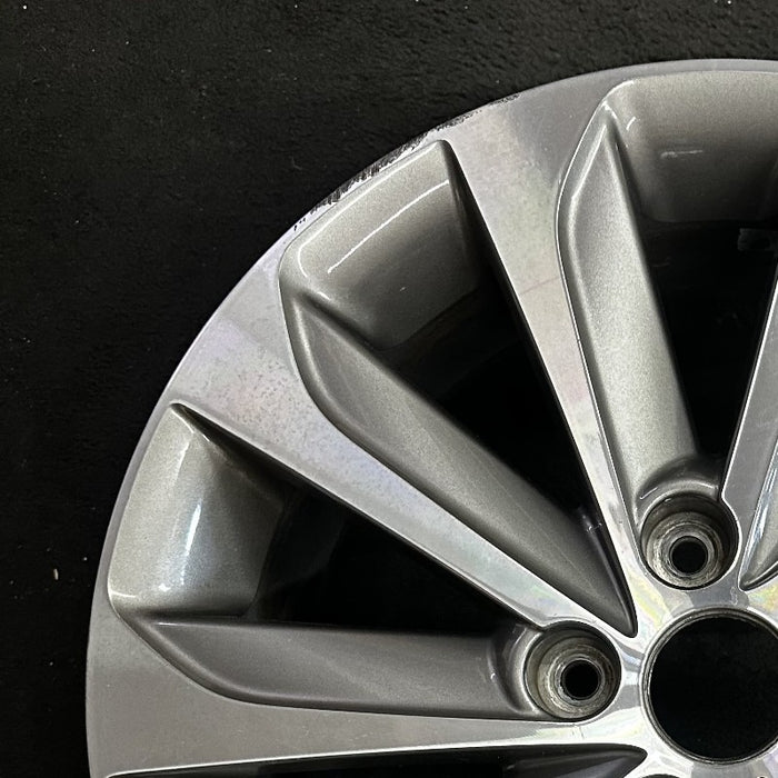 17" SONATA 15 17x7 exposed lug nuts Original OEM Wheel Rim - Side Profile