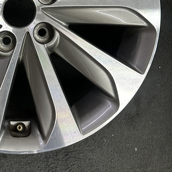 17" SONATA 15 17x7 exposed lug nuts Original OEM Wheel Rim - Back View
