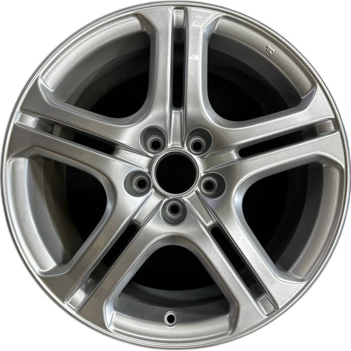 18" TL 04-05 18x8 alloy silver Original OEM Wheel Rim - Front View