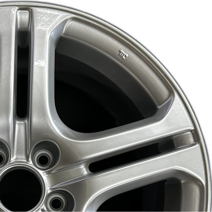 18" TL 04-05 18x8 alloy silver Original OEM Wheel Rim - Side Profile