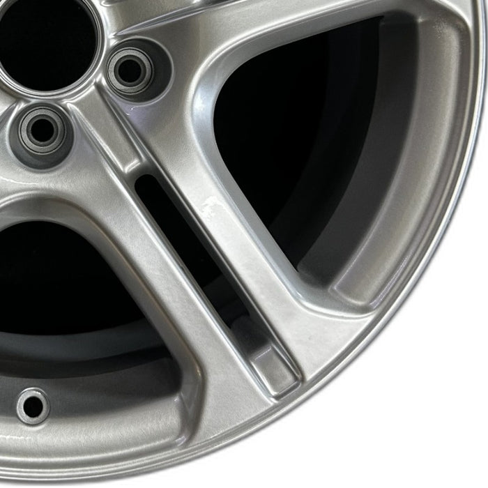 18" TL 04-05 18x8 alloy silver Original OEM Wheel Rim - Close-Up Detail