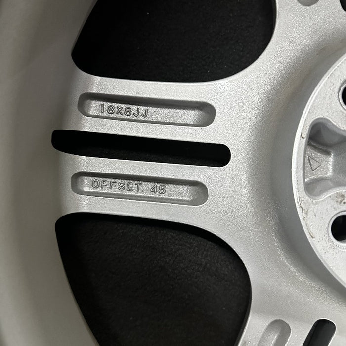 18" TL 04-05 18x8 alloy silver Original OEM Wheel Rim - View 9