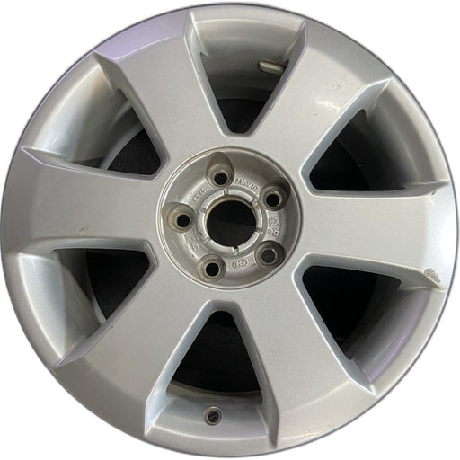 17" AUDI A4 03-05 17x7.5 , 6 spoke, Conv Original OEM Wheel Rim - Front View