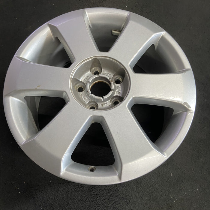 17" AUDI A4 03-05 17x7.5 , 6 spoke, Conv Original OEM Wheel Rim - Side Profile