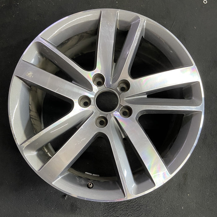 20" AUDI Q7 10-15 20x9 , 10 spoke Original OEM Wheel Rim - Angle View