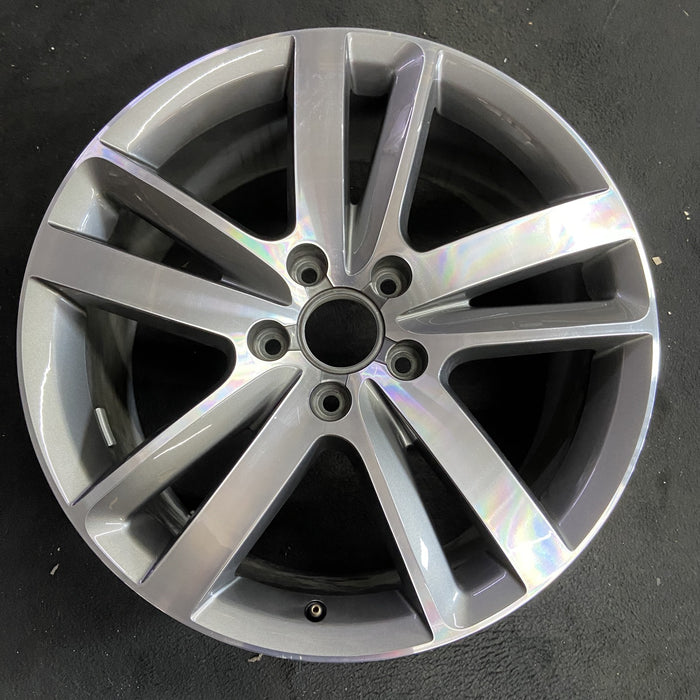 20" AUDI Q7 10-15 20x9 , 10 spoke Original OEM Wheel Rim - Angle View