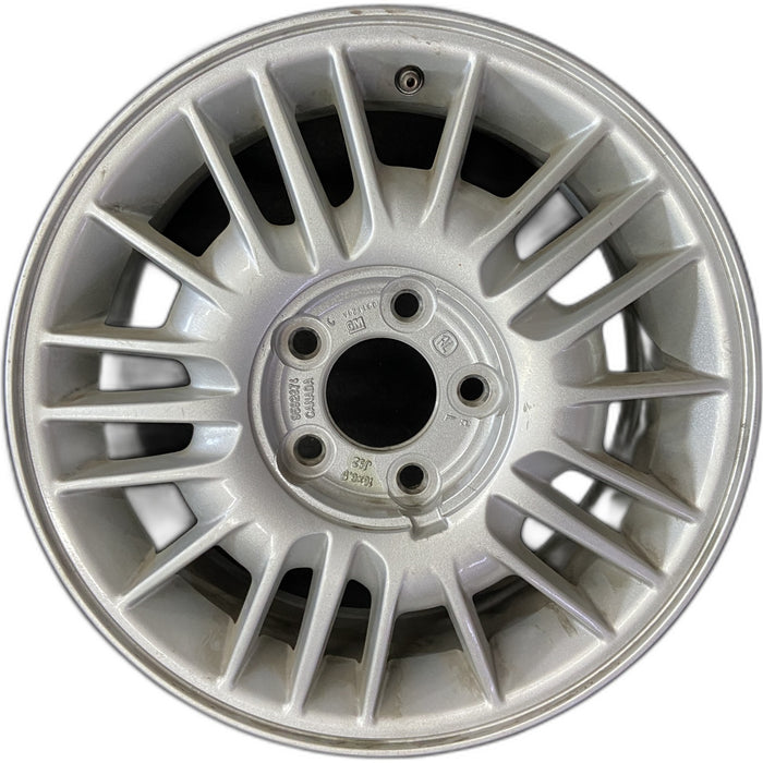 16" IMPALA 00-01 16x6.5, aluminum, 20 slot Original OEM Wheel Rim - Front View
