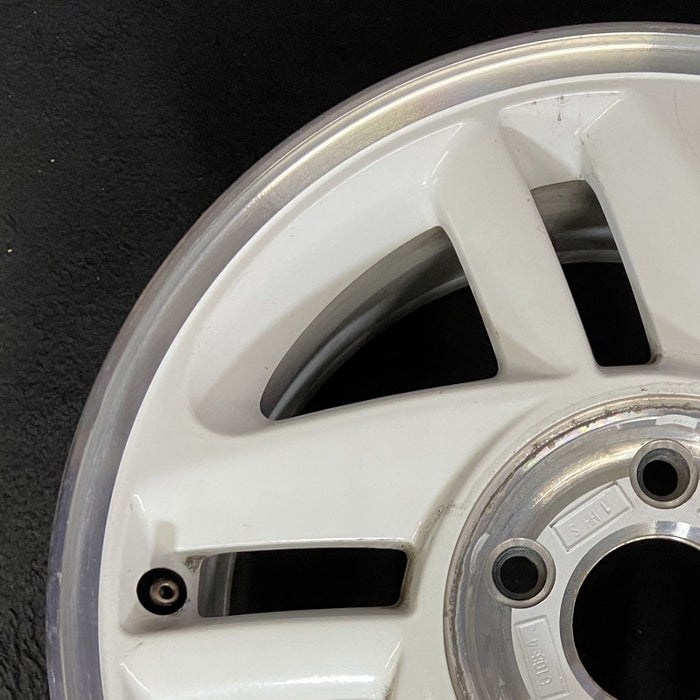 16" CAMARO 93-96 16x8 aluminum silver Original OEM Wheel Rim - Side Profile