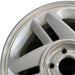 16" CAMARO 93-96 16x8 aluminum silver Original OEM Wheel Rim - Angle View
