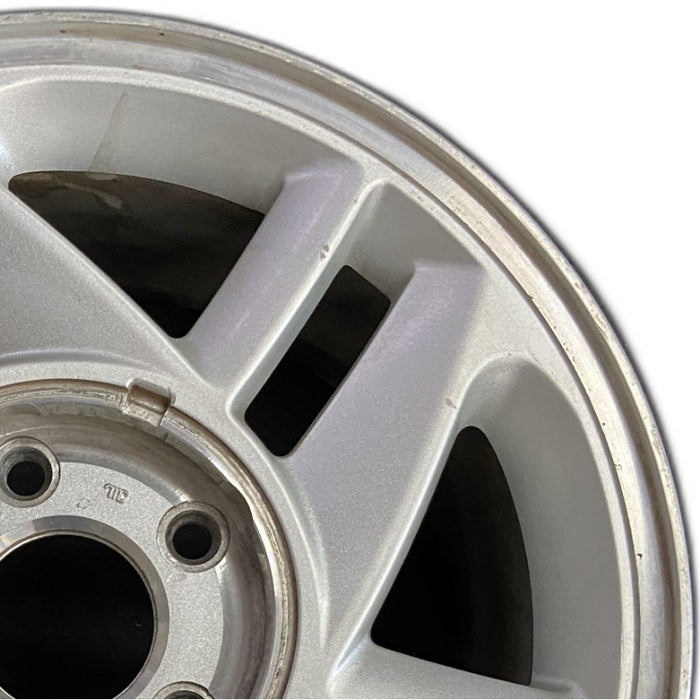 16" CAMARO 93-96 16x8 aluminum silver Original OEM Wheel Rim - Side Profile