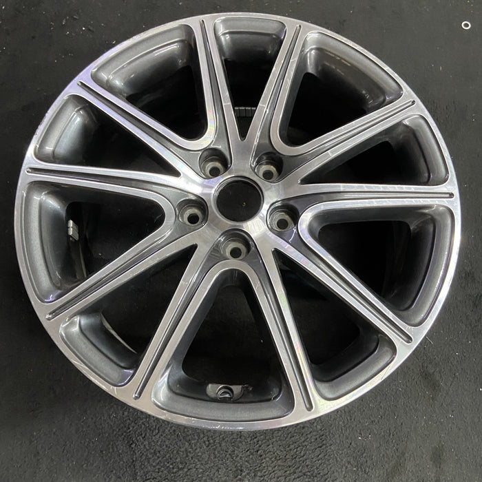 18" SOUL 17-19 gasoline model, 18x7.5 , 10 spoke Original OEM Wheel Rim - Side Profile