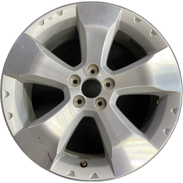 17" FORESTER 09-10 17x7 , , smooth spoke Original OEM Wheel Rim - Front View