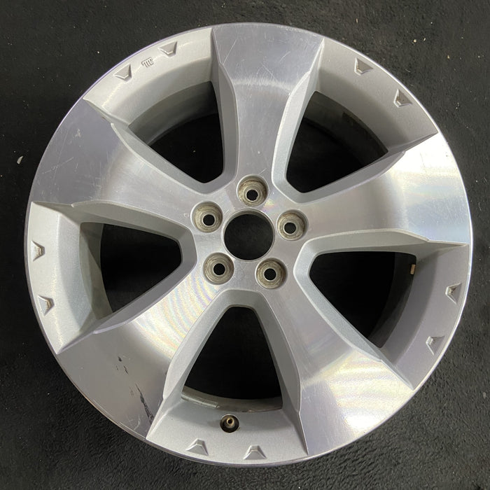 17" FORESTER 09-10 17x7 , , smooth spoke Original OEM Wheel Rim - Angle View