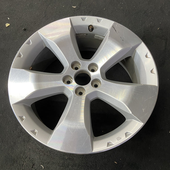 17" FORESTER 09-10 17x7 , , smooth spoke Original OEM Wheel Rim - Close-Up Detail