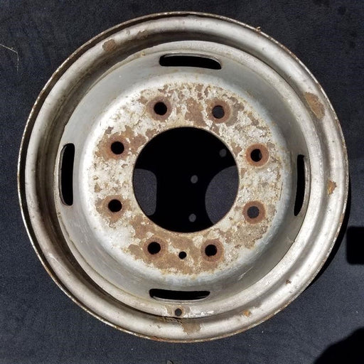 17" FORD F350SD PICKUP 05-16 17x6.5 , 4 oval openings Original OEM Wheel Rim - Front View