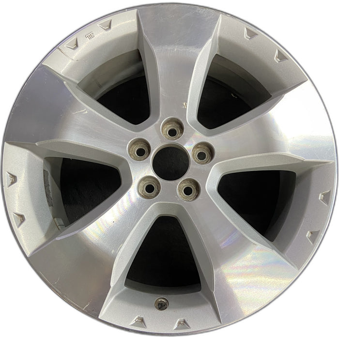 17" FORESTER 09-10 17x7 , , smooth spoke Original OEM Wheel Rim - Front View