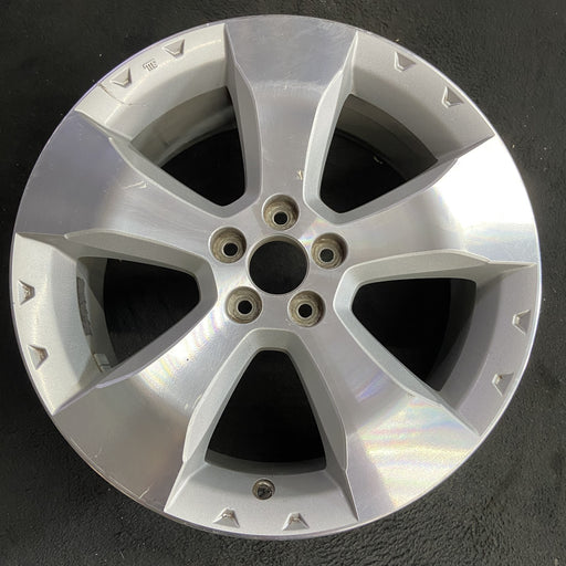 17" FORESTER 09-10 17x7 , , smooth spoke Original OEM Wheel Rim - Angle View
