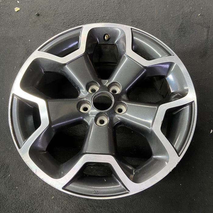 17" XV CROSSTREK 13 17x7 Original OEM Wheel Rim - Close-Up Detail