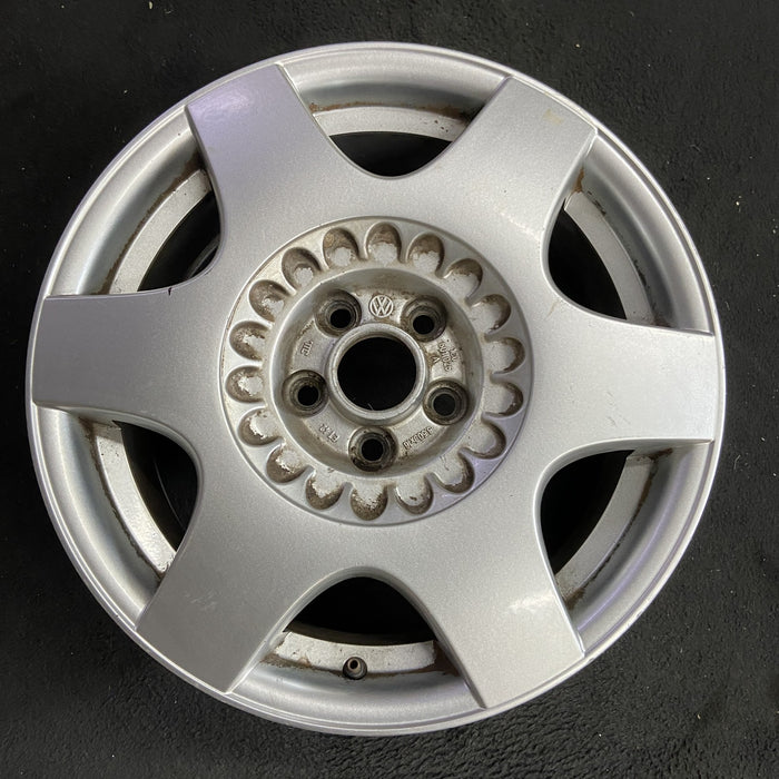 16" BEETLE 02 16x6.5, alloy, 6 straight spoke Original OEM Wheel Rim - Angle View